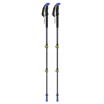 Trekking nūjas Viking Carbo Lite Black Lime, 175 cm, oglekļa šķiedra, 610 g