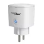 Wi‑Fi attālināti vadāma kontaktligzda GreenBlue GB720F, F tipa spraudnis, maksimālā slodze 2x16A (3680W), balta