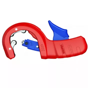 Cauruļu griezējs Knipex 90 23 01 BK, tērauda asmens, plastmasas rokturis, 165 mm