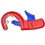 Cauruļu griezējs Knipex 90 23 01 BK, tērauda asmens, plastmasas rokturis, 165 mm