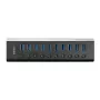Lindy 10 Portu USB 3.0 Hubs ar Ieslēgšanas/Izslēgšanas Slēdžiem