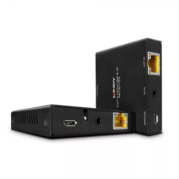 Lindy Cat.6 HDMI 4K60 un IR pagarinātājs ar PoC un cilpas izeju, 50m