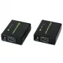 AV raidītājs un uztvērējs TECHLY IDATA EXT-E70 — HDMI pagarinātājs pa Cat6/6a/7, Full HD 1920×1080, 60 m, 10.2 Gbit/s, HDCP, melns
