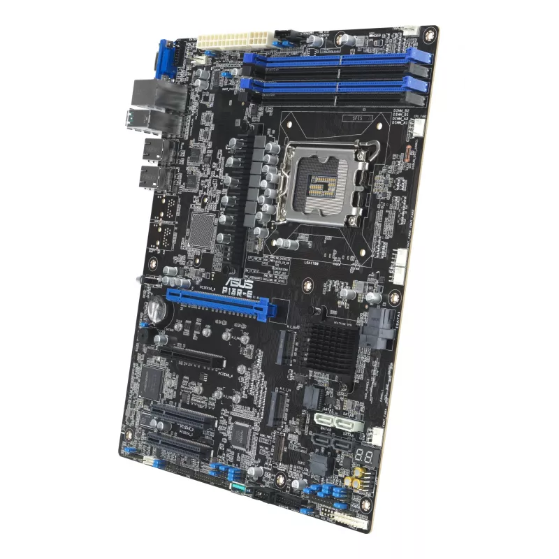 ASUS P13R-E 90SB0CS0-M0UAY1 servera mātesplate, Intel C266, LGA1700, ATX, 4x DDR5, 2x M.2, 8x SATA, 2x Gigabit LAN