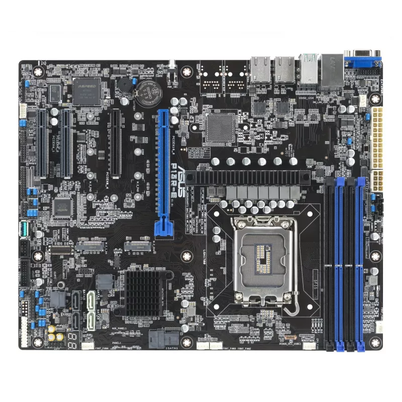 ASUS P13R-E 90SB0CS0-M0UAY1 servera mātesplate, Intel C266, LGA1700, ATX, 4x DDR5, 2x M.2, 8x SATA, 2x Gigabit LAN
