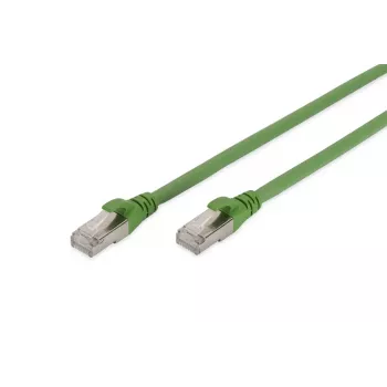 DIGITUS Patch kabelis - CAT6a - S/FTP - Lietais - 20m - Zaļš