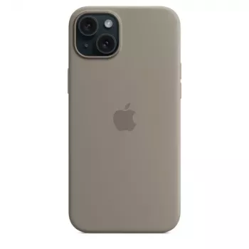 Apple Silicone Case ar MagSafe iPhone 15 Plus Clay