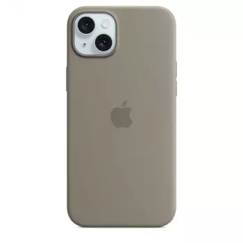 Apple Silicone Case ar MagSafe iPhone 15 Plus Clay