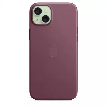 Apple FineWoven Macītis ar MagSafe iPhone 15 Plus Mulberry