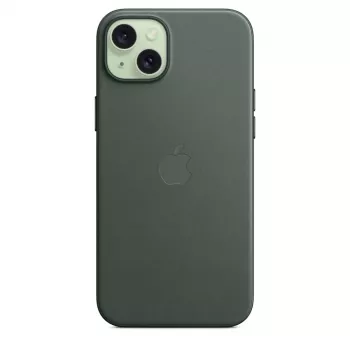 Apple FineWoven Macītis ar MagSafe iPhone 15 Plus Evergreen