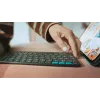 LOGITECH Flip Folio Graphite - aizsargapvalks iPad Pro 13 inch (M4) un iPad Air 13 inch (M2 & M3) QWERTY UK