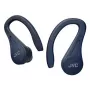 Austiņas iekšausmu JVC HA-EC25TAU — True Wireless, Bluetooth 5.1, IPX5, auss āķis, 6 mm draiveri, 30 h ar futrāli, zilas