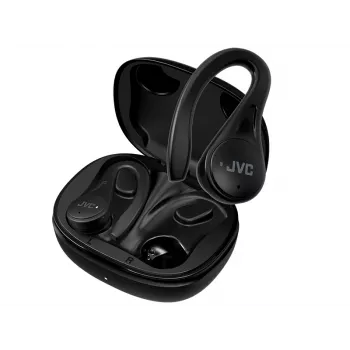JVC Sports TWS Black, True Wireless Stereo (TWS) austiņas, 20 - 20000 Hz, Zvani/Mūzika, 6.8 g, Melnas