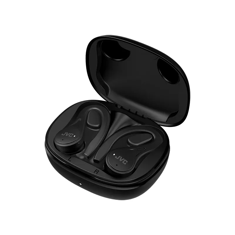 JVC Sports TWS Black, True Wireless Stereo (TWS) austiņas, 20 - 20000 Hz, Zvani/Mūzika, 6.8 g, Melnas