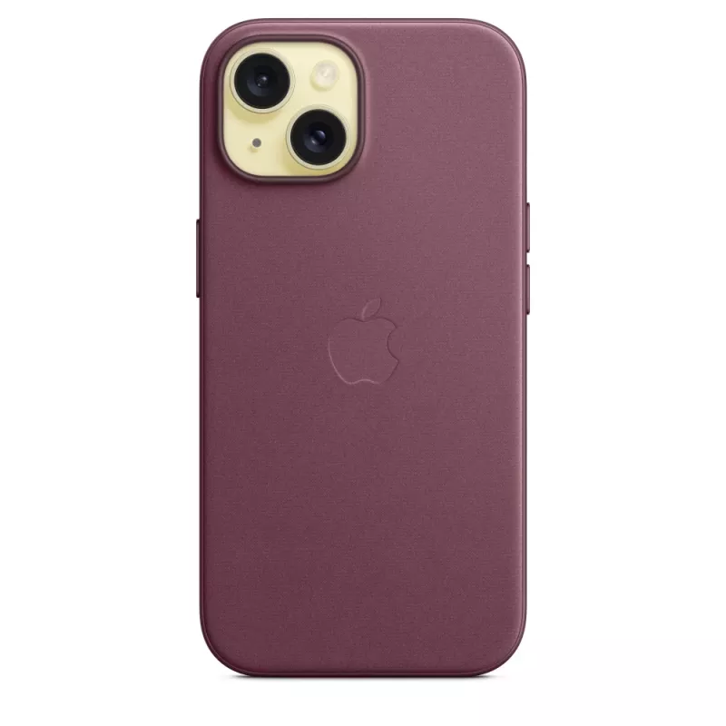 APPLE FineWoven Maciņš ar MagSafe iPhone 15 Mulberry