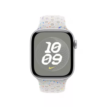 APPLE 40mm Pure Platinum Nike Sport Siksniņa - M/l