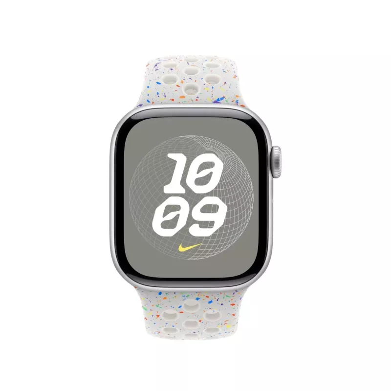 APPLE 40mm Pure Platinum Nike Sport Siksniņa - M/l