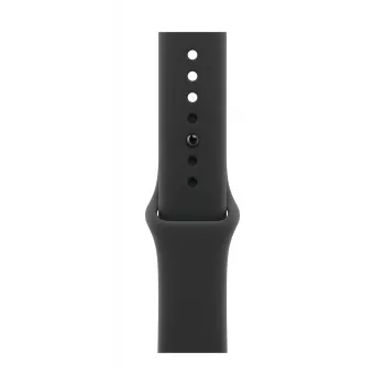 Apple MAXA4ZM/A melna fluoroelastomēra siksniņa viedpulkstenim 150–200 mm