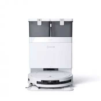 Robotputekļsūcējs un mopētājs Ecovacs Deebot T50 Pro Omni — 185 min darbība, 6400 mAh, 3 L putekļu tvertne, D-ToF lidar, slapjā tīrīšana, 9 mm kāpšana