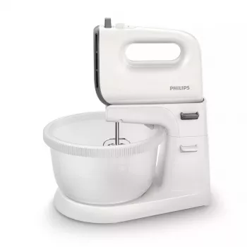 Philips 5000 Series HR3745/00 rokas mikseris ar statīvu un bļodu 450 W pelēks/balts