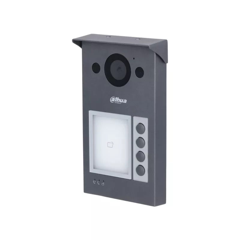 Video domofons DAHUA VTO3311Q-WP 2 MP, H.264/H.265, IP65, IK08, Fast Ethernet, 720p/1080p CMOS, IR LED