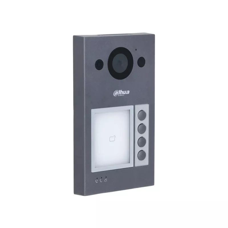 Video domofons DAHUA VTO3311Q-WP 2 MP, H.264/H.265, IP65, IK08, Fast Ethernet, 720p/1080p CMOS, IR LED