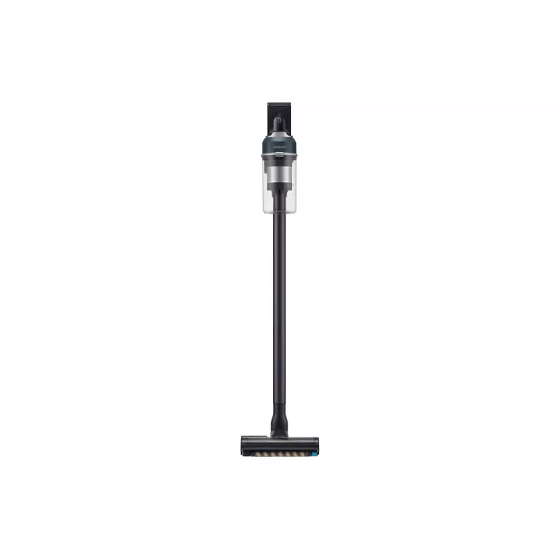 2-in-1 stieņa putekļsūcējs Samsung VS20C8524TB — bezvadu, 25,2V Li‑Ion, 60 min darbība, 210W motors, multi-ciklonisks, LED birste