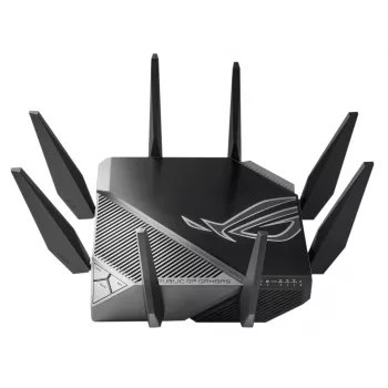 ASUS GT-AXE11000 bezvadu maršrutētājs Gigabit Ethernet Tri-band (2.4 GHz / 5 GHz / 6 GHz) Melns