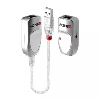 Lindy 50m USB 1.1 Cat.6 pagarinātājs