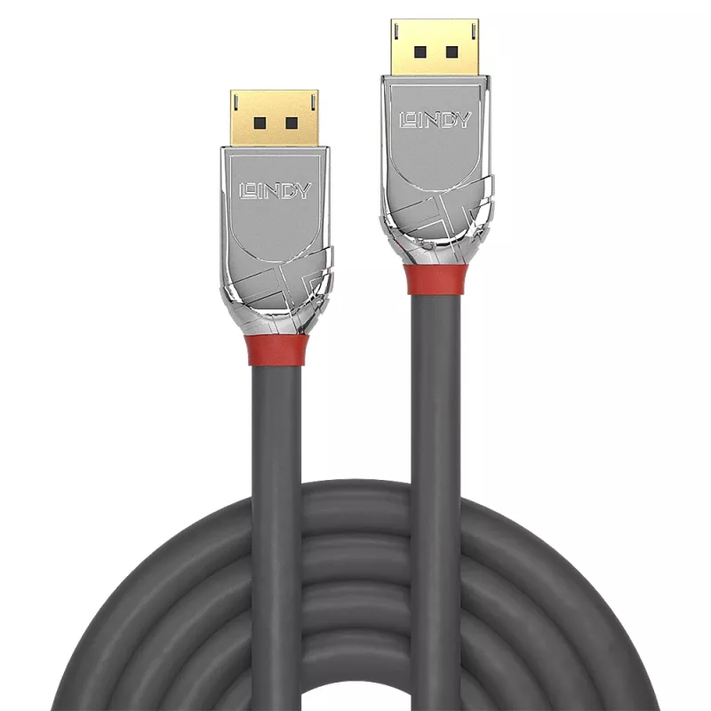 Lindy 5m DisplayPort 1.2 vads, Cromo Line