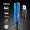Lindy 8m USB 3.0 Active Extension Pro pagarinājuma kabelis, 8 m, USB A, USB A, USB 3.2 Gen 1 (3.1 Gen 1), 5 Gbit/s, Melns