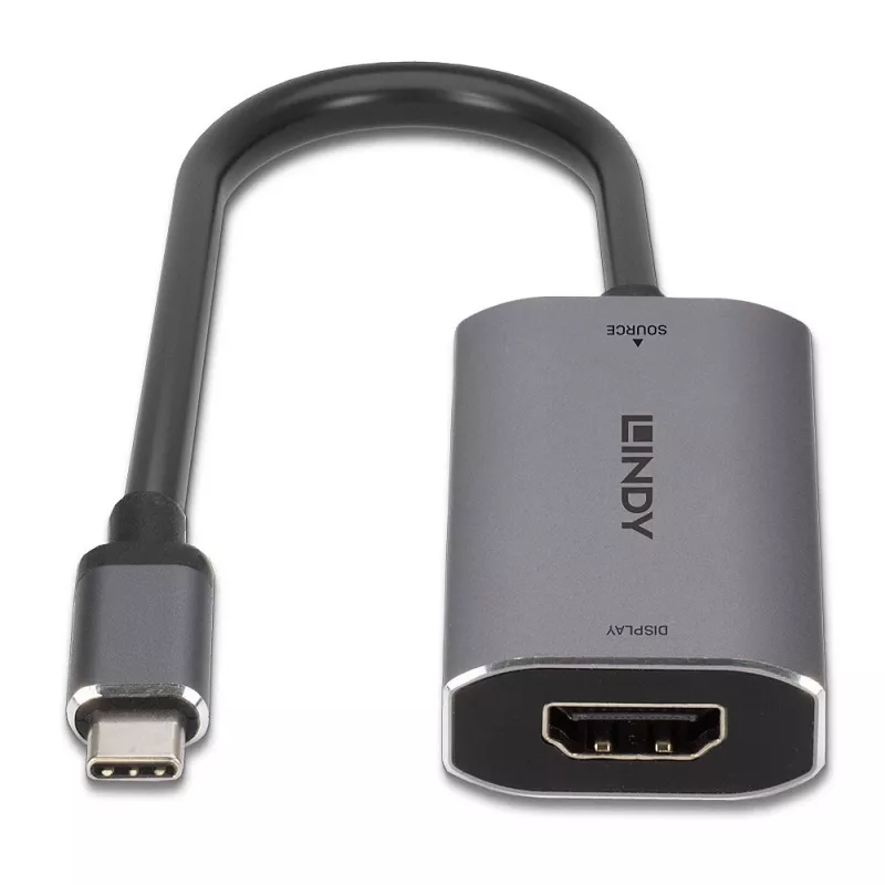 Lindy USB Type C uz HDMI 8K60 pārveidotājs, 0.11 m