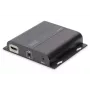 DIGITUS HDMI pagarinātājs 4K caur IP, uztvērēja vienība caur tīkla kabeli (CAT 5/5e/6/7), 4K2K/30Hz, melns