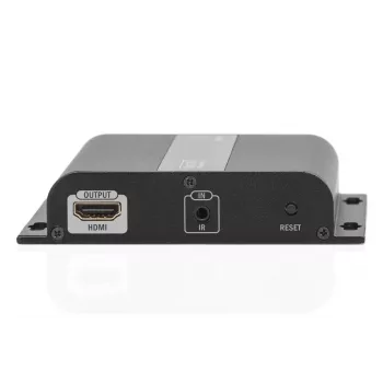 DIGITUS HDMI pagarinātājs 4K caur IP, uztvērēja vienība caur tīkla kabeli (CAT 5/5e/6/7), 4K2K/30Hz, melns