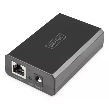 DIGITUS Gigabit Ethernet PoE Sadalītājs 802.3af/at/bt Izeja: 12V/4.25A 24V/2.125A 51W