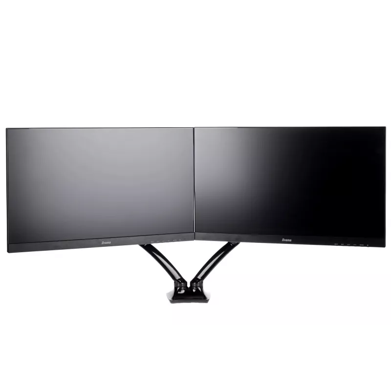 iiyama DS3002C-B1 statīvs diviem monitoriem, 68.6 cm (27 collas), galda stiprinājums, melns