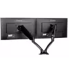 iiyama DS3002C-B1 statīvs diviem monitoriem, 68.6 cm (27 collas), galda stiprinājums, melns