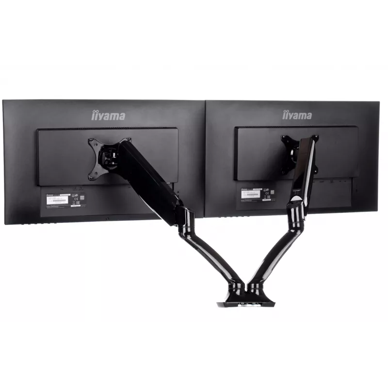 iiyama DS3002C-B1 statīvs diviem monitoriem, 68.6 cm (27 collas), galda stiprinājums, melns