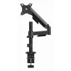 GEMBIRD regulējams galda monitora stiprinājums, 17-32 inch melns