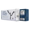 Gembird MA-DA2P-02 monitoru statnis 2 ekrāniem, līdz 81.3 cm (32 inch), VESA 75x75–100x100, max 9 kg katram, skava/caurums, melns