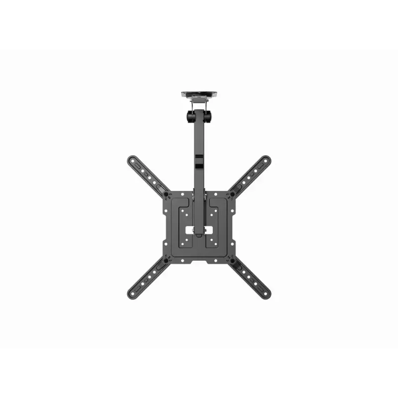Griestu TV stiprinājums GEMBIRD CM-55ST-01 — pilnas kustības stiprinājums 23–55 collu (75x75–400x400 VESA), max 20 kg, melns