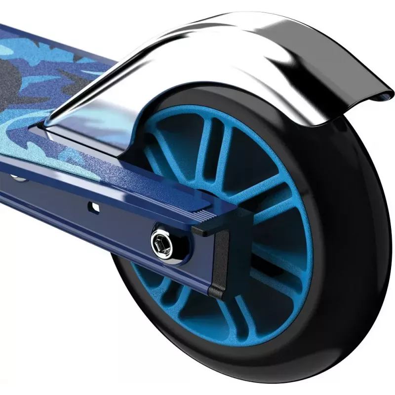 Skrejritenis Razor Model A Shark Camo — salokāms, viegls bērniem un pusaudžiem, 2 riteņi, regulējams stūres augstums, max slodze 65 kg