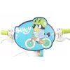 Bērnu velosipēds Toimsa Bluey 12 collas — zils un laims, priekšējās un aizmugurējās bremzes, sānu riteņi