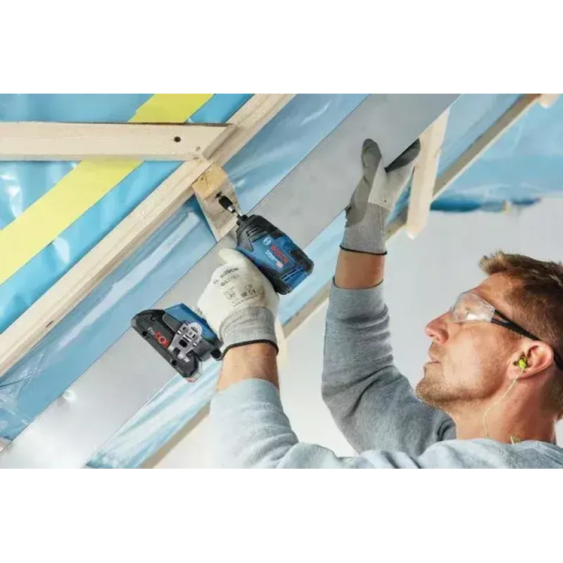 Bosch GDR 18V-200 Professional Triecienskrūvgriezis 3400 RPM Melns, Zils