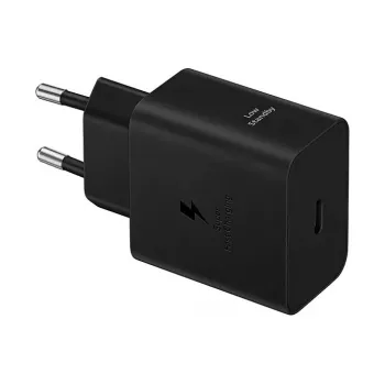 Sienas lādētājs Samsung EP-T4511 45W USB-C PD 3.0, 100–240V, Melns, viedtālrunim un planšetei