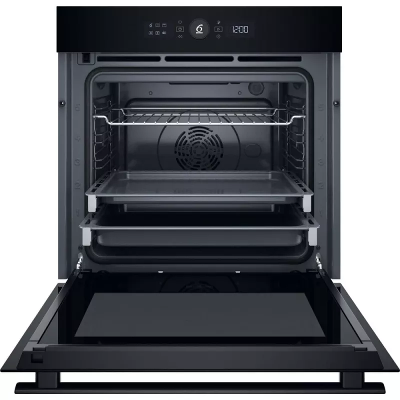 Whirlpool WOI4S8PM2SBA 73 L Melna iebūvējamā elektriskā cepeškrāsns