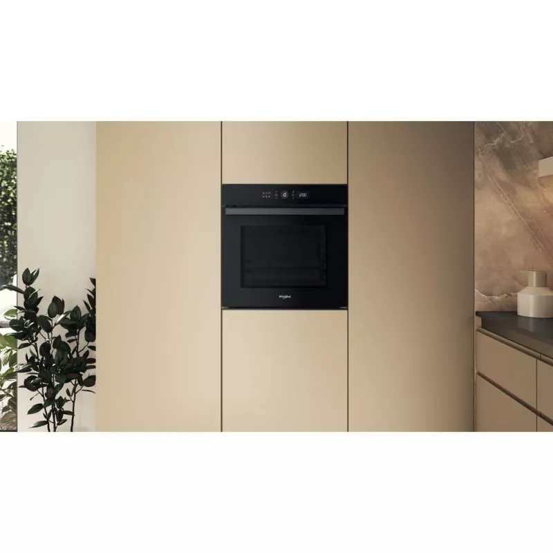 Whirlpool WOI4S8PM2SBA 73 L Melna iebūvējamā elektriskā cepeškrāsns