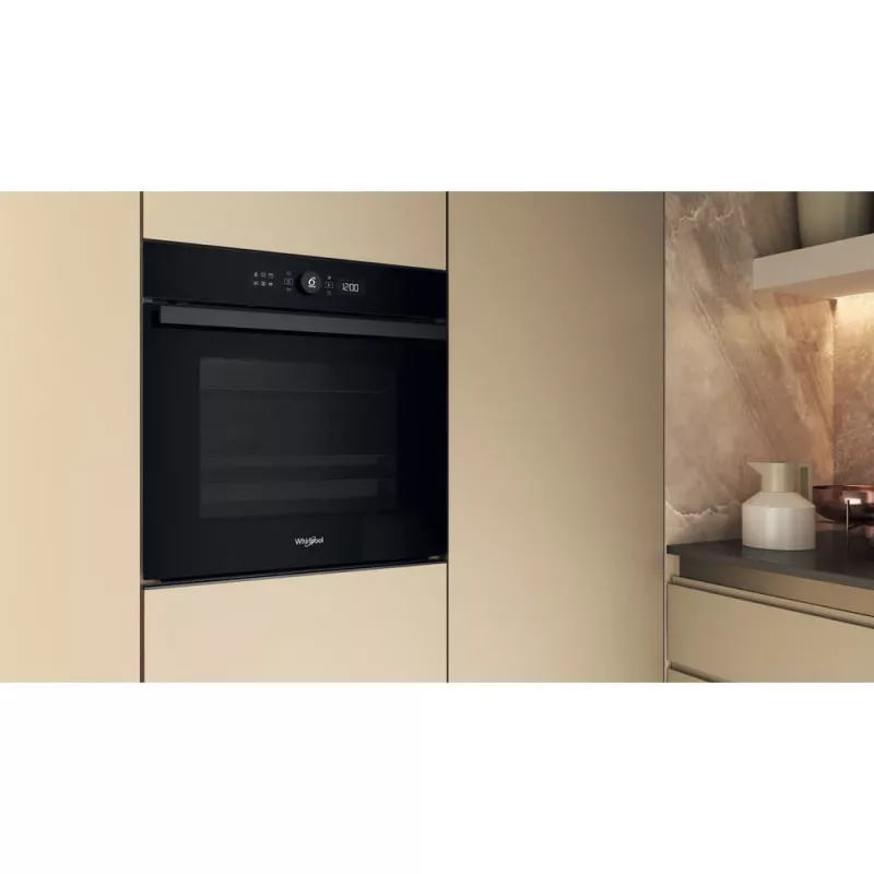 Whirlpool WOI4S8PM2SBA 73 L Melna iebūvējamā elektriskā cepeškrāsns