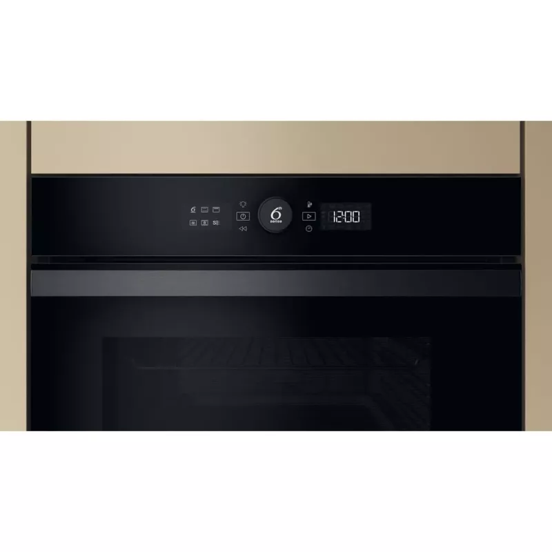 Whirlpool WOI4S8PM2SBA 73 L Melna iebūvējamā elektriskā cepeškrāsns