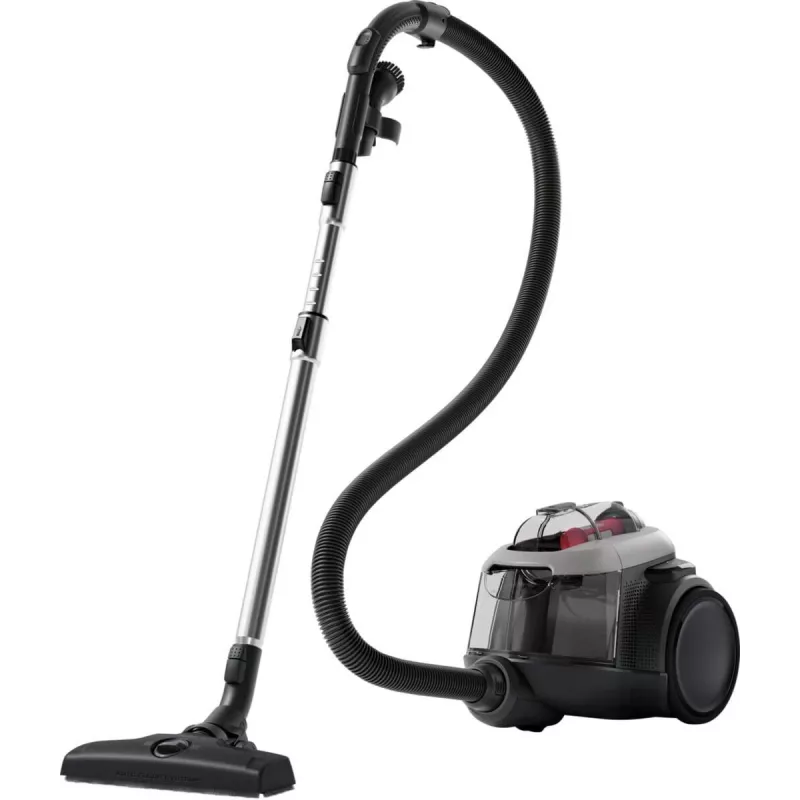 Putekļsūcējs Electrolux EL61A4UG, bezmaiss, sausā tīrīšana, 700 W, 170 W sūkšanas jauda, 9 m vads, 12 m rādiuss, pelēks